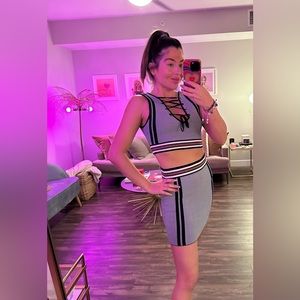 By the way | REVOLVE Matching Set: Crop Top & Mini Bodycon Pencil Skirt